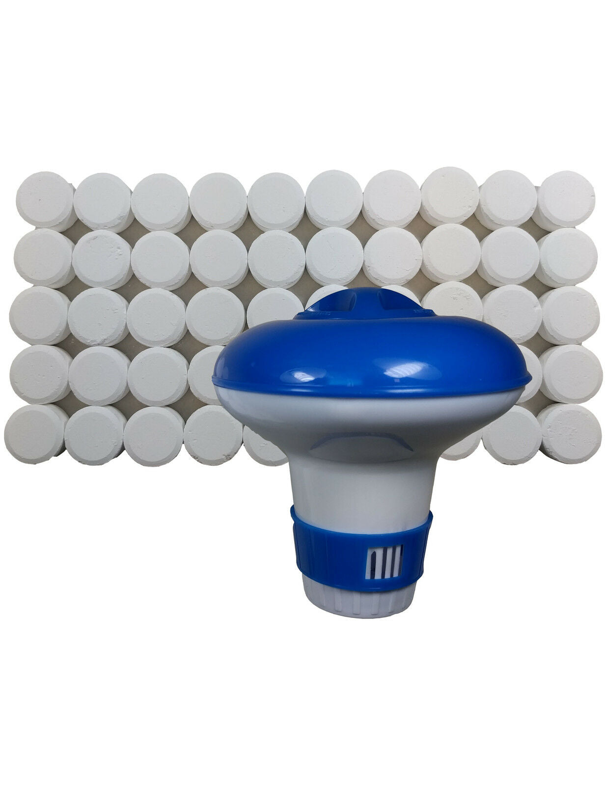 Floating Puck Dispenser for Mini Bromine or Chlorine Tablets
